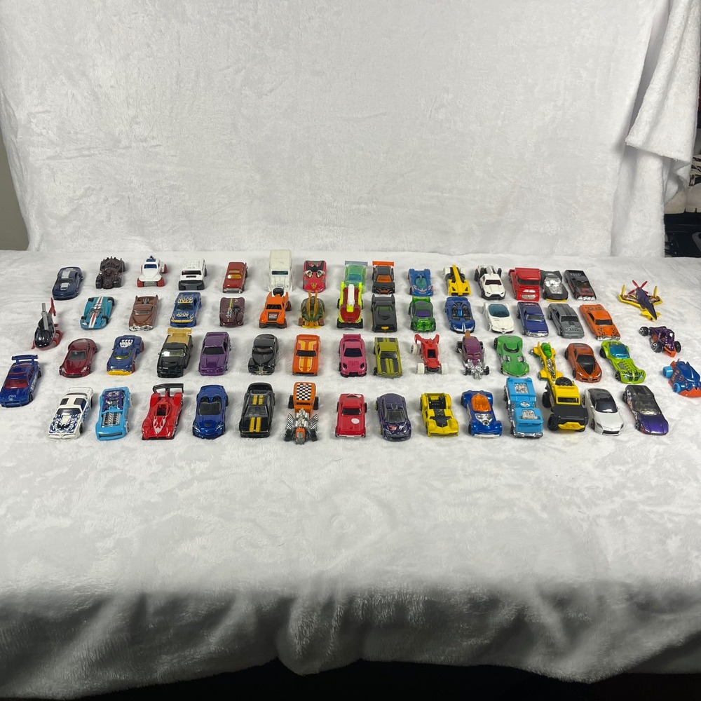 Hot Wheels Matchbox Diecast Car Lot of 50 Mixed Toy Vehicles Racing Trucks More